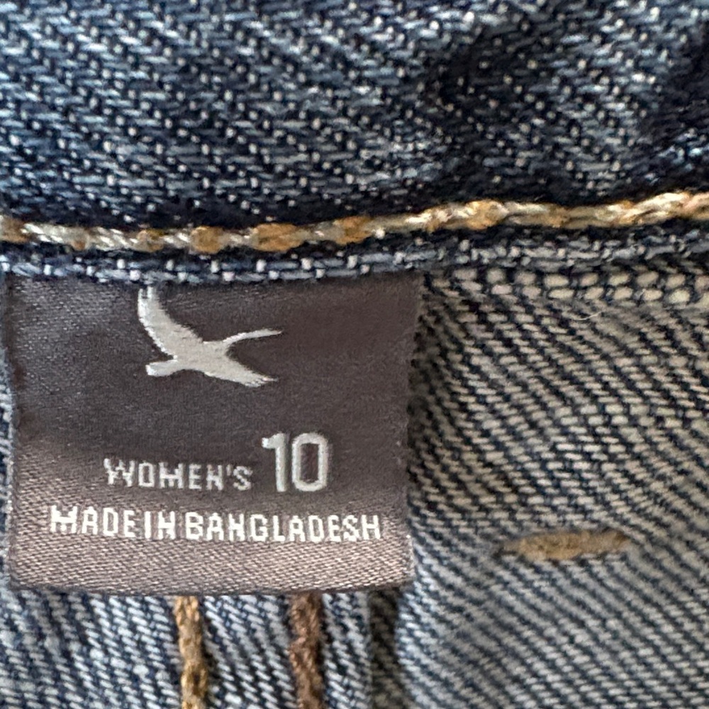 Eddie Bauer Women’s Relaxed Fit Denim Jeans, boyfriend crop , size 10 - Picture 3 of 5